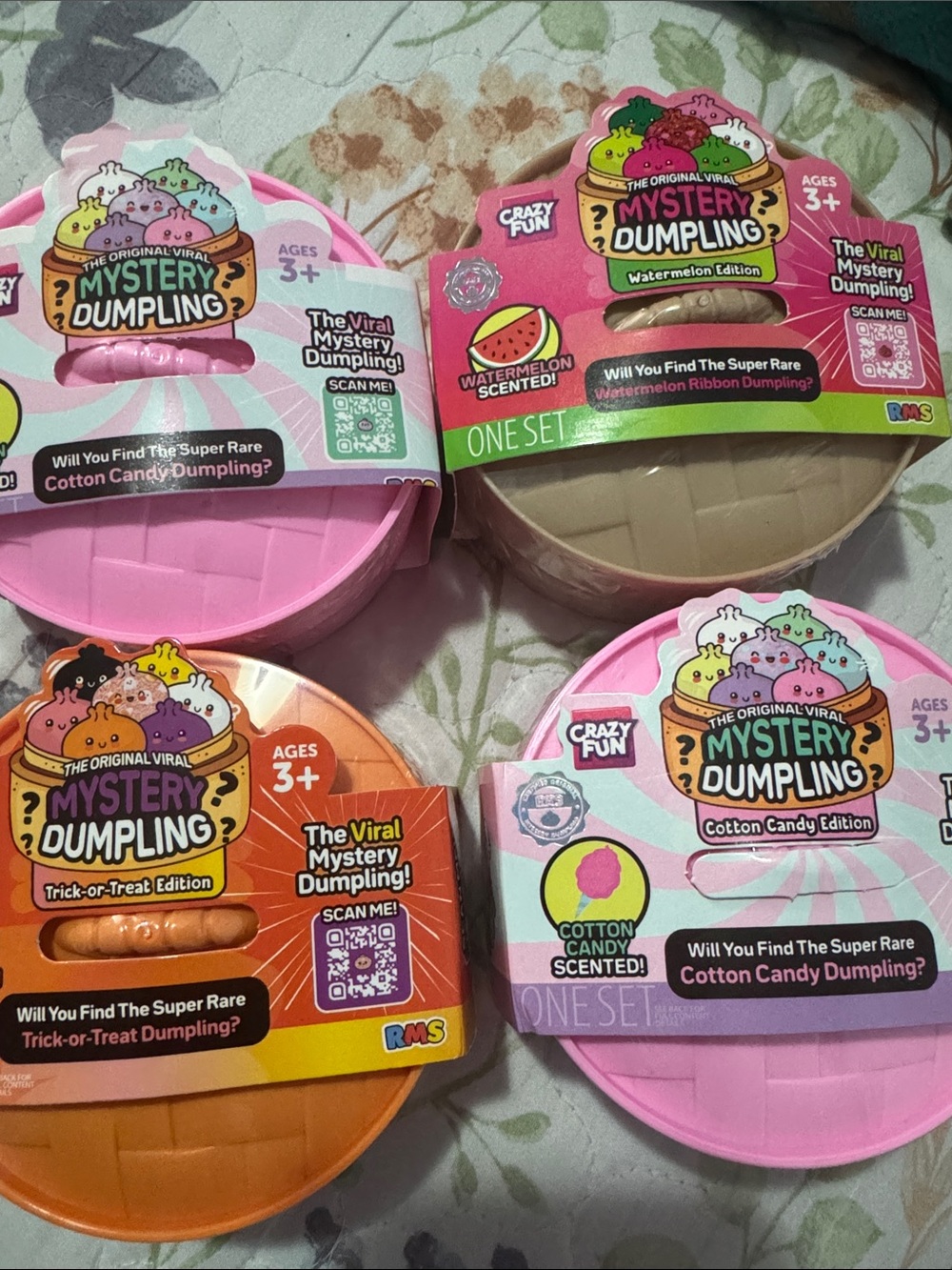 Dumplings Bundle Cotton Candy & Watermelon and Candy Corn Scented edition.